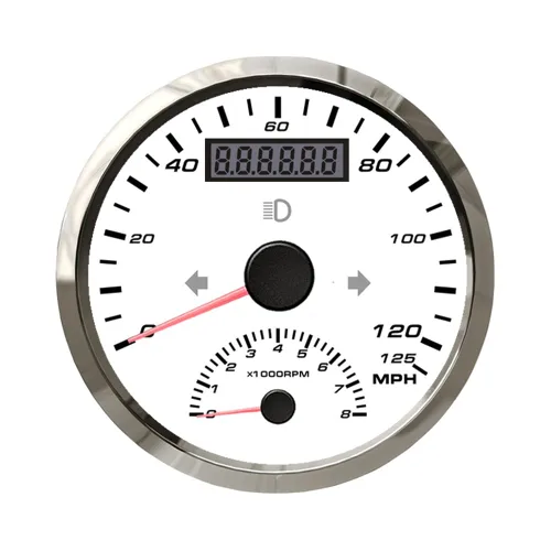 Miniatura 7 de ELING Velocímetro GPS universal de 124.3 mi/h con medidor de 8000 RPM para camión, barco, IP67, impermeable, clase de coche, 3.346 in, 9-32 V