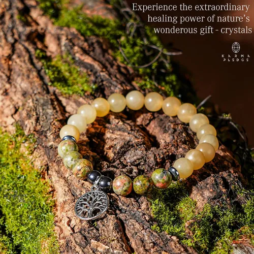 Miniatura 5 de Pulseras de cristal para mujeres y hombres, regalos de cumpleaños, hechas a mano de 0.236 in con cuentas de piedra para equilibrio de chakras