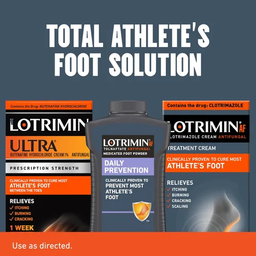 Miniatura 7 de Lotrimin AF - Polvo antifúngico para pies de atleta, tratamiento al 2% de nitrato de miconazol, tratamiento antifúngico eficaz clínicamente probado