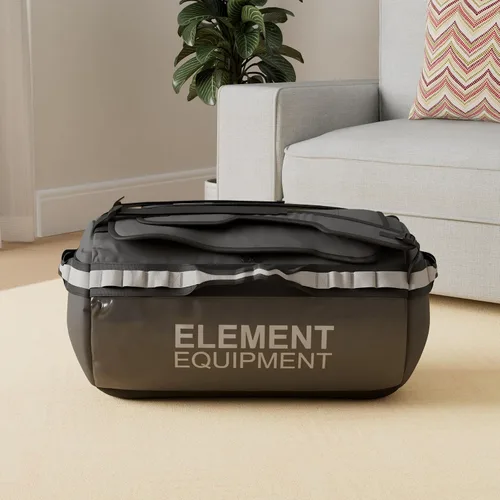 Miniatura 57 de Element Equipment Trailhead Bolsa de lona con correas de hombro de tela impermeable, Color verde azulado., Large 85 Liters