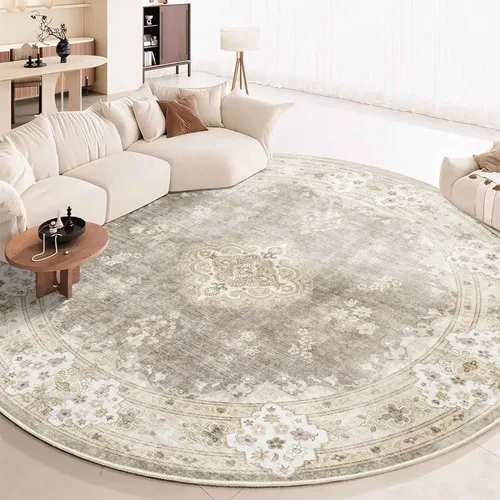 Miniatura 16 de Alfombra Verde MUJOO de 8'x10', Alfombras de Área para Sala de Estar, Alfombras Lavables, Alfombra Grande de Área, Alfombra Boho de Área de 8'x10