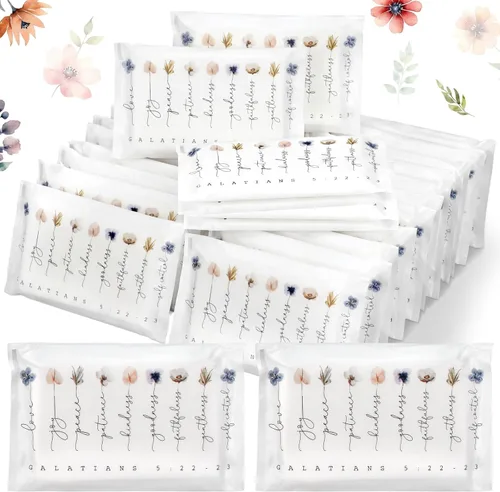 Sinmoe Paquete de 60 pañuelos cristianos de viaje, con bolsillo de las Escrituras, versículo de la Biblia, mini servilleta facial, regalo inspirador