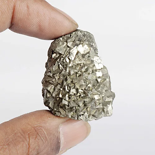 Miniatura 3 de GEMHUB Pirita dorada crudo curativo cristal de 263.15 quilates pirita suelta piedra preciosa para joyería artesanal idea, Gema, Pirita