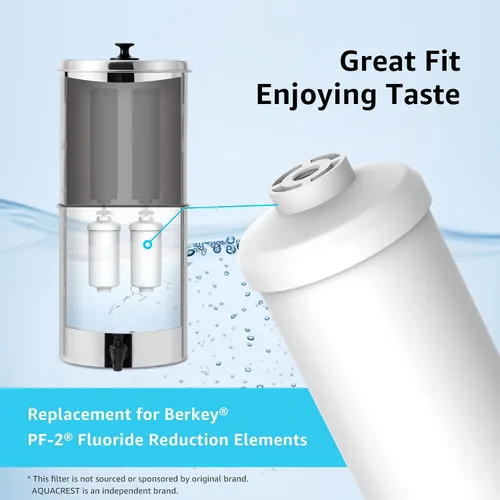 Miniatura 3 de AQUA CREST Filtro de agua con flúor, repuesto para elementos de reducción de flúor Berkey® PF-2®, sistema de filtración por gravedad Berkey®