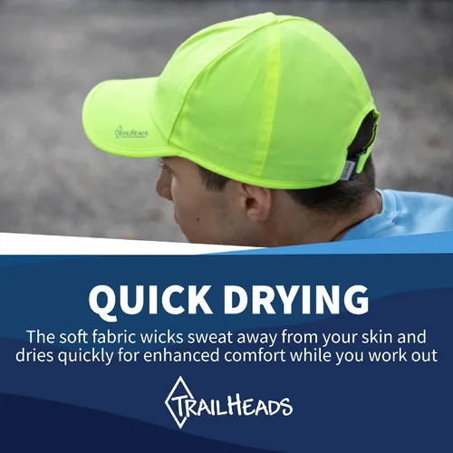 Miniatura 5 de TrailHeads Sombrero de correr para hombre con protección UV Sombreros deportivos de secado rápido para hombre Sombreros UPF 50 Sombreros