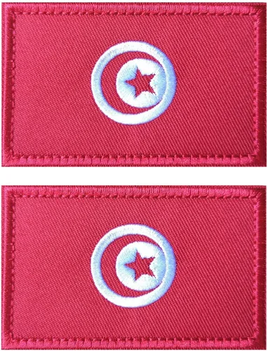 Miniatura 118 de 2 parches de bandera de Japón de AliPlus bordados tácticos militares moral parche apliques gancho y bucle