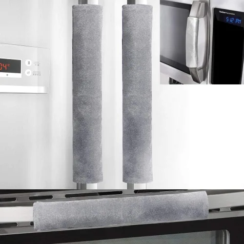 Miniatura 17 de OUGAR8 Fundas para Manijas de Puerta de Refrigerador, Mantén Tu Electrodoméstico de Cocina Limpio de Manchas, Huellas Dactilares, Goteos y Manchas