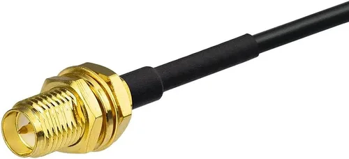 Miniatura 4 de Bingfu RP-SMA macho a RP-SMA mamparo hembra RG174 Extensión de antena WiFi Cable coaxial 6.6 ft 6.5 pies para router WiFi Tarjeta de red inalámbrica