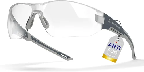 Miniatura 11 de ANSI Z87.1 Gafas de seguridad, antivaho, resistentes a los rayos UV, al impacto y a los arañazos para protección ocular en el trabajo, deportes