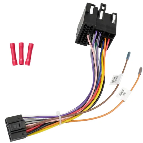 Adaptador de arnés de cableado estéreo de radio compatible con Hyundai Elantra Genesis Santa Azera Kia Forte Optima Rio Conector de radio de coche