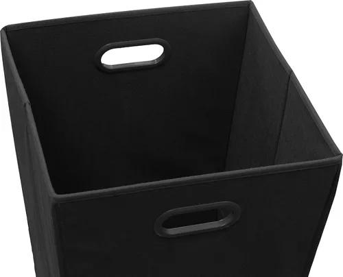 Miniatura 2 de Simple Houseware - Cesta para ropa plegable para armario, color negro
