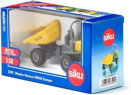 Miniatura 7 de Siku Wacker Neuson DW60 Dumper escala 1:50 3509 Réplica de vehículos de juguete de metal y plástico fundido a presión Volquete de metal