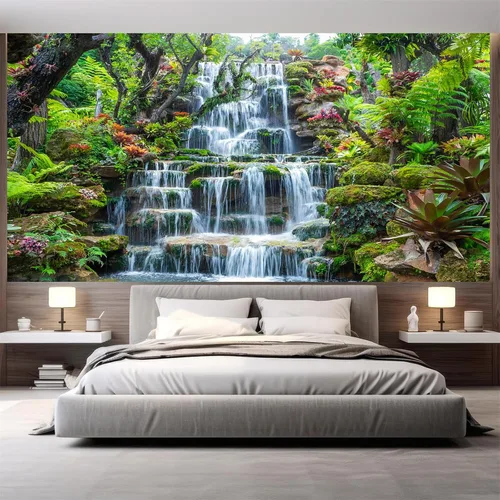 Miniatura 20 de FLFK Murales de Pared Despegables y Adhesivos de Paisaje de Cascada 78.7"x59" - Papel Tapiz Autoadhesivo Pintura Adhesivo Grande XXL Póster
