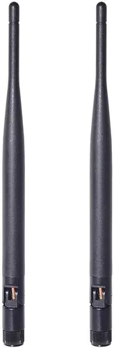 Miniatura 6 de Bingfu Antena de doble banda WiFi 2.4GHz 5GHz 5.8GHz 6dBi MIMO RP-SMA Macho Antena (paquete de 2) para enrutador WiFi, tarjeta de red inalámbrica