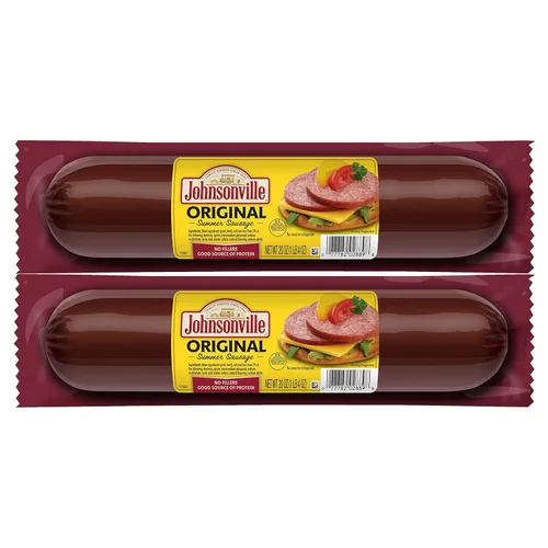 Miniatura 3 de Johnsonville Salchicha de Verano de Carne 1/20oz, Buena Fuente de Proteína, Ideal para Embutidos y Quesos