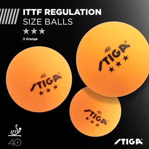 Miniatura 5 de STIGA Performance 2 or 4 Player Table Tennis Set – USATT Approved Rackets and 3-Star Balls – 5-Ply Blade & Flared Handle – Perfect for Skill