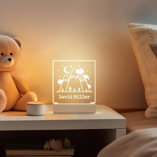 Miniatura 3 de Luz nocturna personalizada para niños, niñas, niños, regalos personalizados para bebé, lámpara de guardería personalizada, decoración de dormitorio