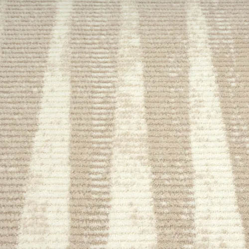 Miniatura 8 de Abani Terra - Alfombra color crema de 4 x 6 pies para sala de estar, dormitorio, patrón de líneas verticales, duradera y fácil de limpiar