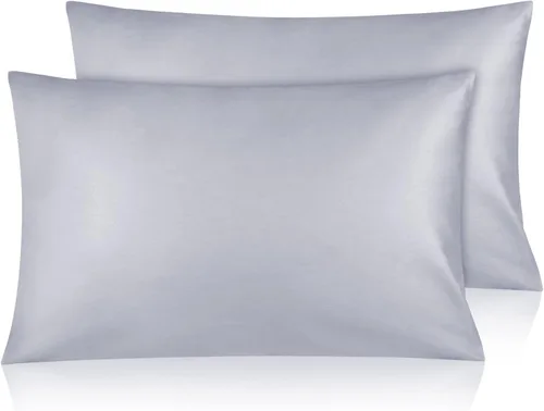 Miniatura 11 de Funda de almohada de algodón para niños pequeños de 14 x 20 pulgadas, sobre de algodón de fibra larga, ultra suave, transpirable, duradero, funda