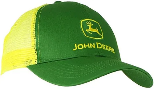 Miniatura 120 de John Deere Gorra de béisbol con logotipo y malla trasera con contraste, para hombre