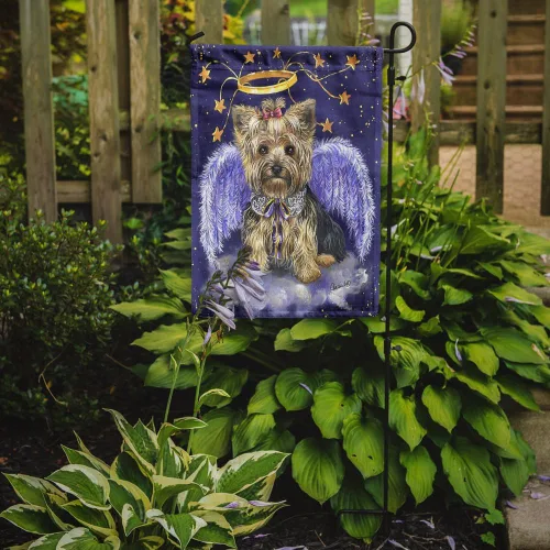 Miniatura 12 de Caroline's Treasures PPP3090GF - Bandera decorativa para jardín de bulldog inglés y otoño, para exteriores, patio, flores, tamaño de jardín