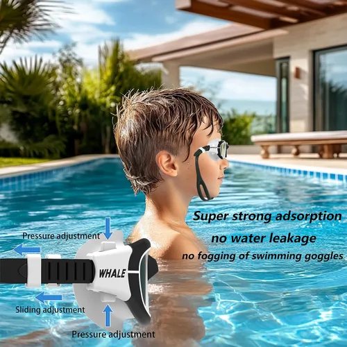 Miniatura 5 de Whale Gafas de natación para niños, cómodas gafas de natación polarizadas UV400 antivaho adecuadas para edades de 6 a 14 años