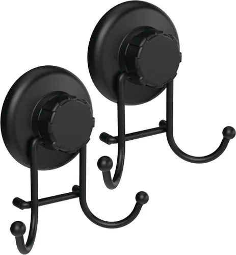 HASKO accessories - Ganchos de ventosa para ducha - Ganchos para toallas para baño montados en la pared - Ganchos de baño para colgar - Toalleros