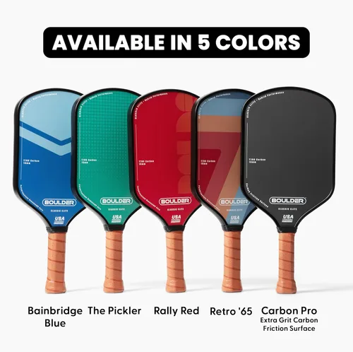 Miniatura 6 de Boulder Carbon Fiber Pickleball Paddle T700 Carbon Fiber USAPA Approved, with Honeycomb Polymer Core Pickleball Racket for Beginner &