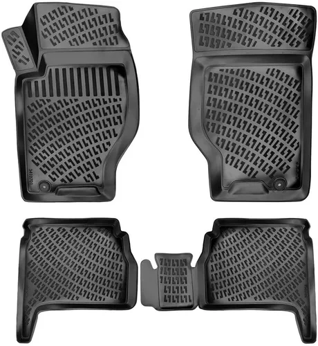 RizLiner Kia Sorento 2003-2009 Floor Mats 3D Custom Fit Compatible with Kia Rubber Car Mats Laser Measured Floor Liners All Weather Heavy Duty