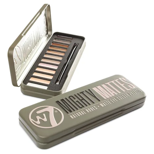Miniatura 9 de W7 Mighty Mattes - Sombra de ojos – 12 colores nude mate – Paleta de maquillaje impecable y natural de larga duración