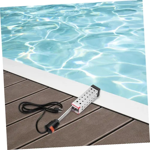 Miniatura 5 de Calentador de agua de inmersión eléctrico de 1500 W para piscinas, tubo de calefacción de piscina eficiente con enchufe, suministros ideales