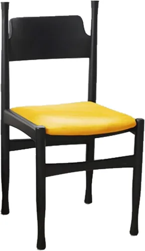 Miniatura 20 de Sillas de comedor, modernas sillas de comedor de madera, silla de cocina tapizada, taburete sin brazos de granja, silla ocasional para cocina, sala