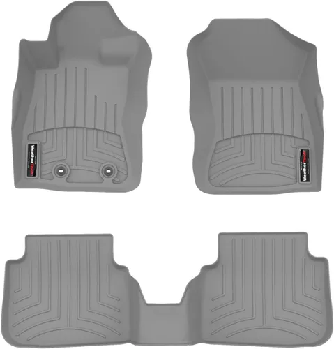 Miniatura 10 de WeatherTech Revestimientos de suelo personalizados para Subaru Crosstrek, Impreza, 1ª y 2ª fila (441814-1-2), negro