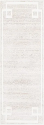 Miniatura 33 de Unique Loom Colección Uptown de Jill Zarin - Alfombra moderna con textura de estilo griego, color beige (1.25 x 1.85 m)