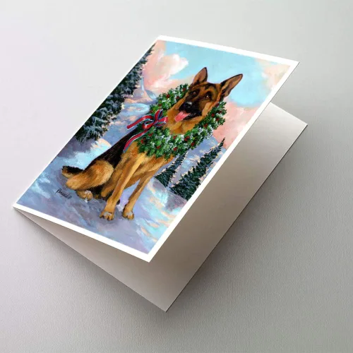 Miniatura 278 de Caroline's Treasures PPP3013GCA7P - Tarjetas de felicitación y sobres para mascotas de Basset Hound Teacher, paquete de 8 tarjetas en blanco