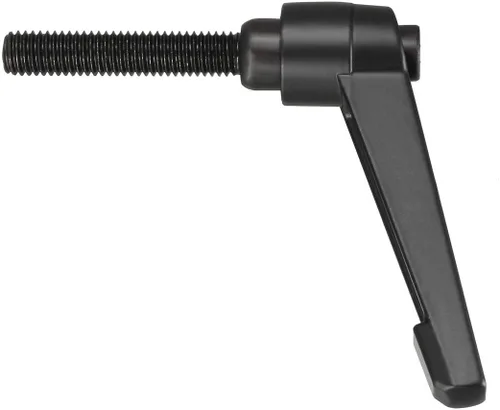 Miniatura 2 de uxcell M8 x 1.575 in Mango de palanca de sujeción ajustable Rosca Botón de trinquete macho roscado Perillas de bloqueo Tornillo giratorio Perno