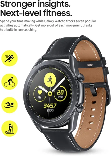 Miniatura 5 de Reloj inteligente Samsung Galaxy Watch 3 (1.772in, GPS, Bluetooth) con monitoreo de salud avanzado, seguimiento de fitness y batería de larga