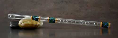 Miniatura 4 de Flauta de cristal Hall 11091 - Piccolo de cristal en línea en D - Bristol Celtic