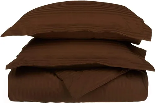 Miniatura 11 de LaxLinen Juego de funda de edredón de 3 piezas (1 funda de edredón con 2 fundas de almohada) 100% algodón de calidad suave, con cierre