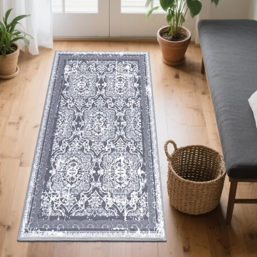 Miniatura 63 de Vaukki - Alfombra de pasillo, suave y peluda, alfombra antideslizante lavable, para lavandería, cocina, granja, baño, entrada y dormitorio