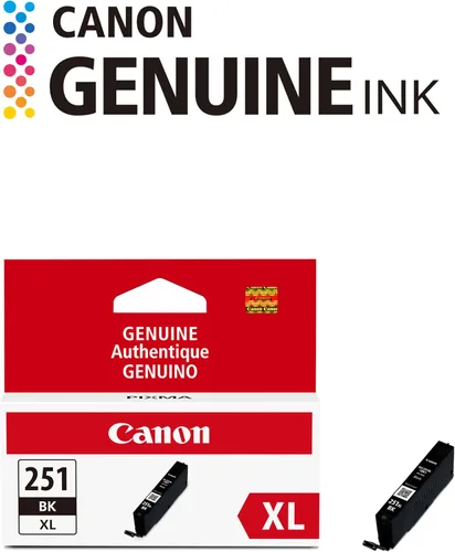Miniatura 8 de Canon CLI-251XL - Depósito de tinta negra auténtica, compatible con MG6320, IP7220 y MG5420, MX922, MG5520, MG6420, MG7120, iX6820, iP8720, MG7520