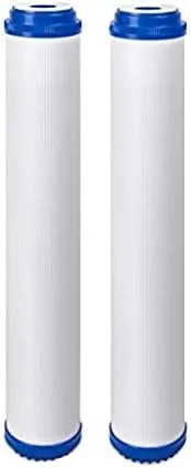 IPW Industries Inc. Cartucho de repuesto de filtro de agua de carbón activado granular (GAC) de cáscara de coco para toda la casa, 20 x 2.5
