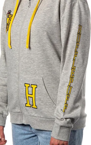 Miniatura 3 de Bioworld Harry Potter Hogwarts Alumni House Crest - Sudadera ligera con cremallera para mujer