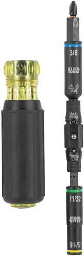 Klein Tools 32528HD KNECT Destornillador de Impacto 10 en 1, Destornillador Multi-Puntas/Destornillador de Tuercas con Dados Basculantes de Pozo