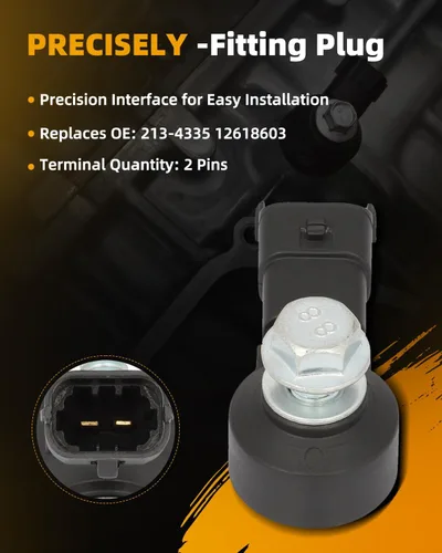 Miniatura 5 de ROADFAR Detonaiton Sensor de golpe para Buick Allure/Enclave/Rendezvous para Cadillac CTS/SRX para Chevrolet Equinox/Malibu para GMC Acadia
