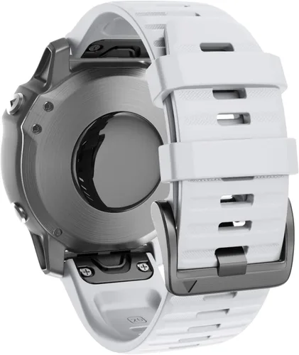 Miniatura 18 de ANCOOL Compatible con banda Fenix 6X/7X de 26mm Quickfit, correa de silicona suave de repuesto para relojes inteligentes Fenix 5X/Fenix 8 de Verde