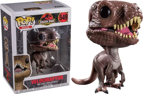 Miniatura 2 de Funko POP Jurassic Park - Figura de vinilo de Velociraptor Pop! (paquete con funda protectora compatible con Pop Box), multicolor, 3.75 pulgadas