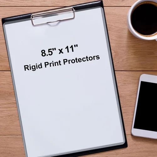 Miniatura 6 de Protectores de hojas de plástico duro de 8.5" x 11", protectores rígidos transparentes impermeables, fundas de plástico para papel y fotos