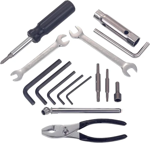 Miniatura 7 de Kit de herramientas de reparación de motocicleta para motocicletas Harley Davidsons, juego de herramientas básicas de reparación de bicicletas, kit