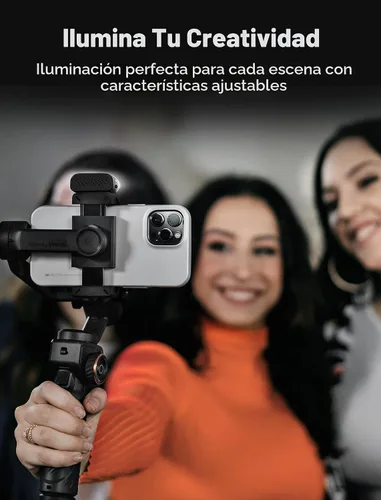 Miniatura 7 de Estabilizador de cardán iSteady M6 Kit Hohem para smartphone, cardán de teléfono de 3 ejes con seguimiento AI, luz de relleno magnética